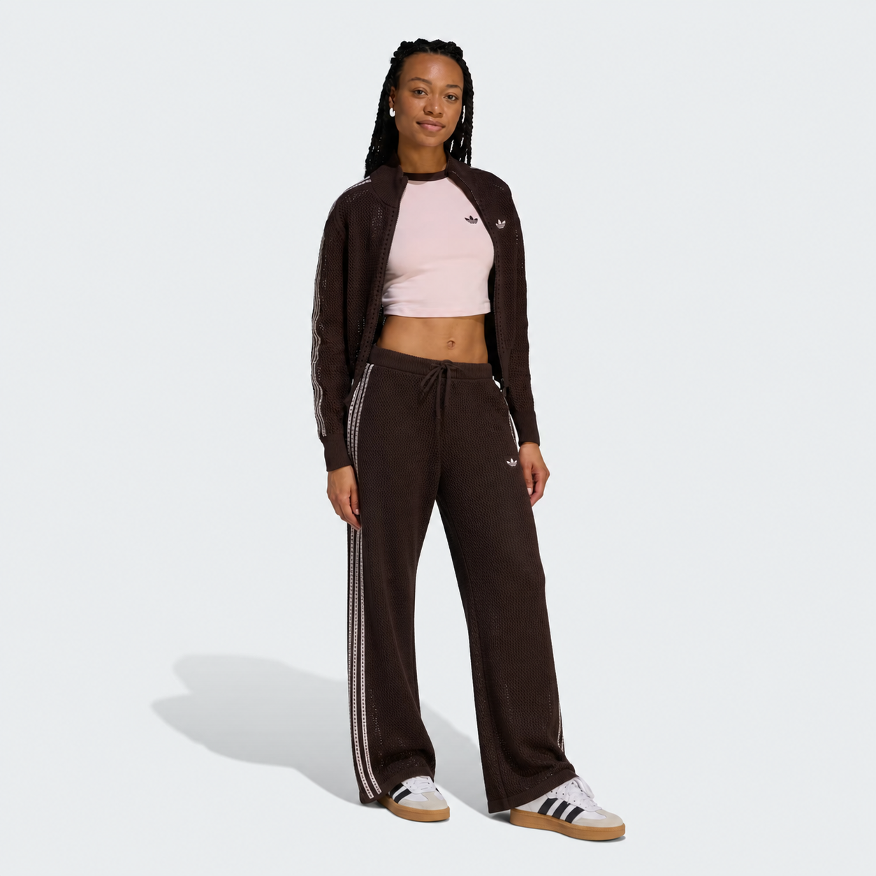 Knitted Crochet Firebird Track Top
