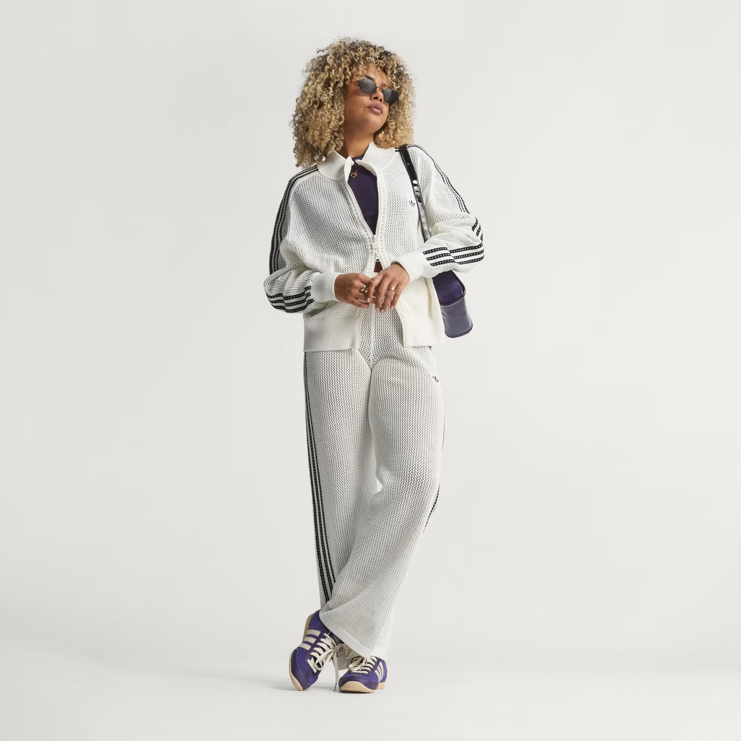 Knitted Crochet Firebird Track Top